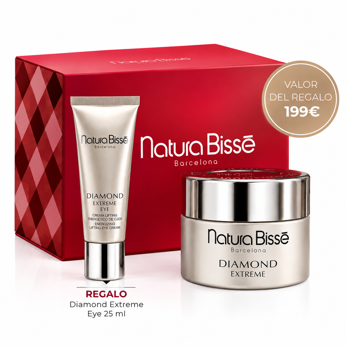 Set 2027 Natura Bissé Diamond Extreme: Crema Rich 50ml + Contorno de Ojos 25ml de regalo