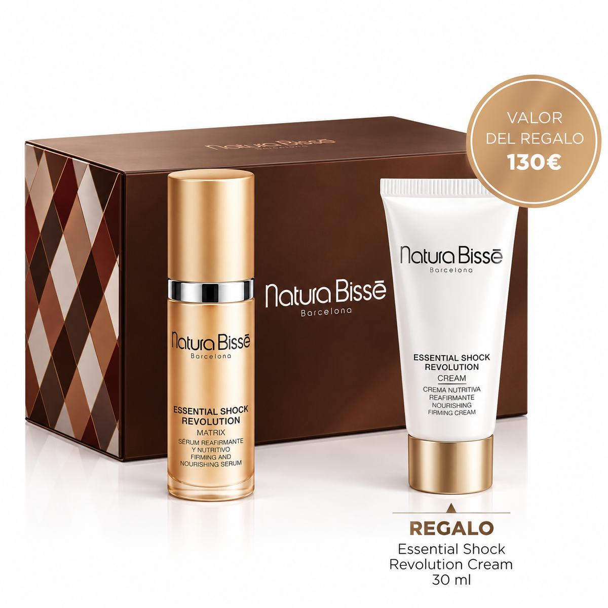 Set 2027 Natura Bissé Essential Shock (R)Evolution: Sérum Collagen Matrix 30ml + Crema 75ml de regalo