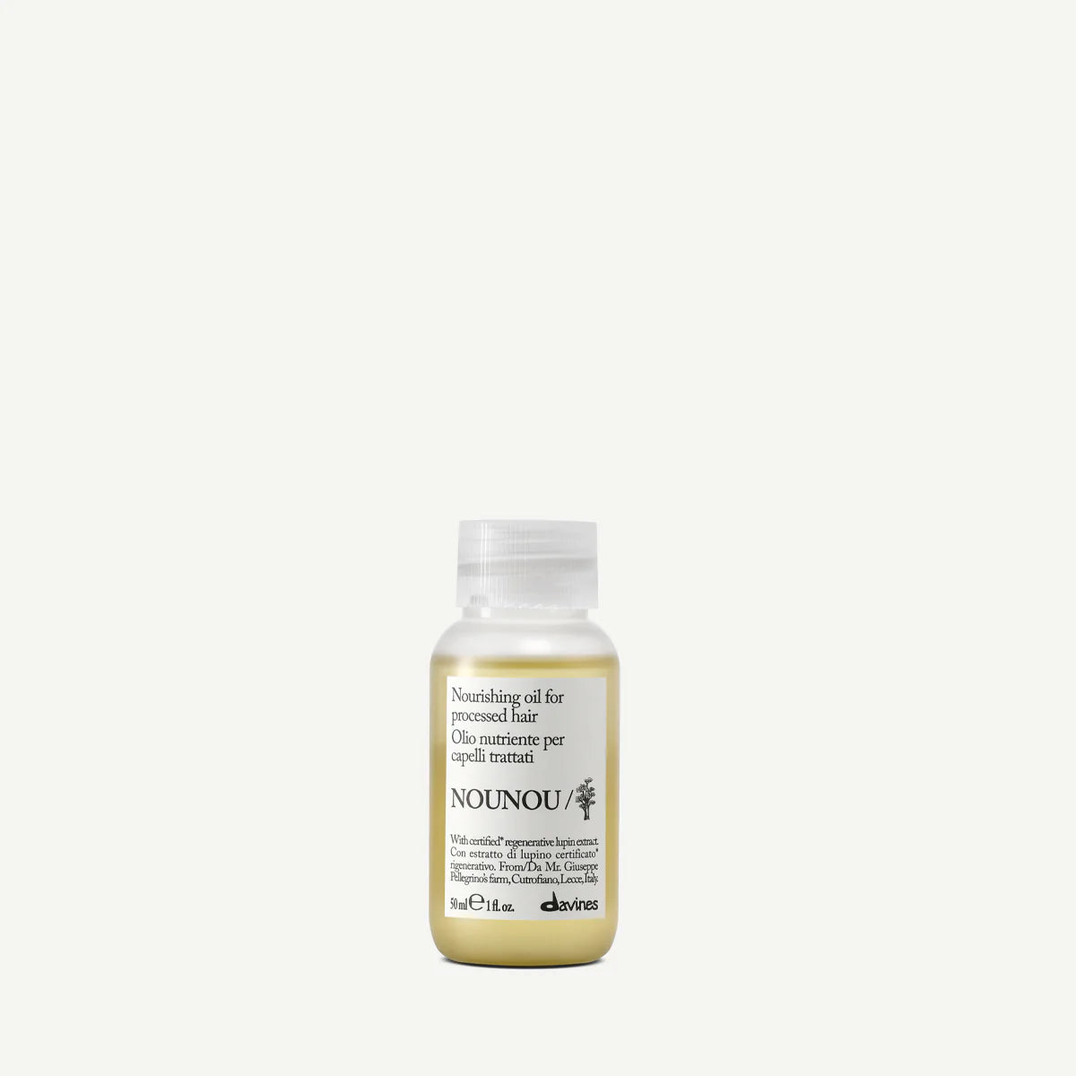 Davines NOUNOU Oil 50ml – Aceite Nutritivo Cabello Tratado y Quebradizo