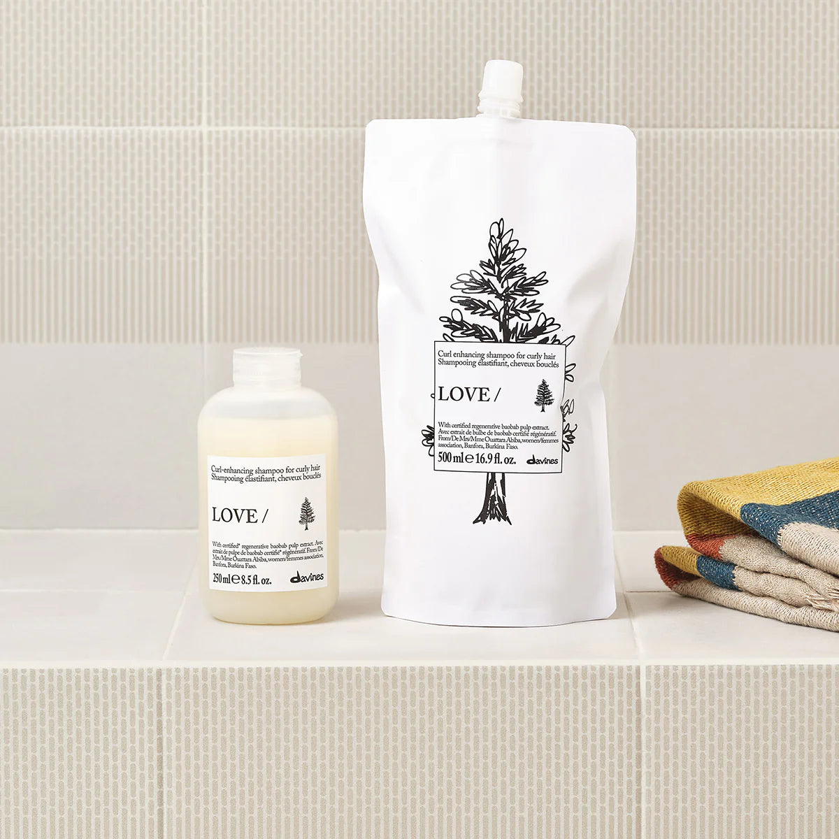 Davines LOVE Curl Champú 250ml – Limpieza Suave para Rizos y Ondas