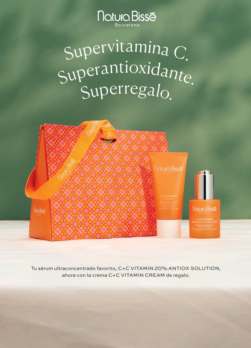 Natura Bissé Estuche C+C Vitamin | Sérum 20% Antiox 30ml + Crema Vitamina C 50ml