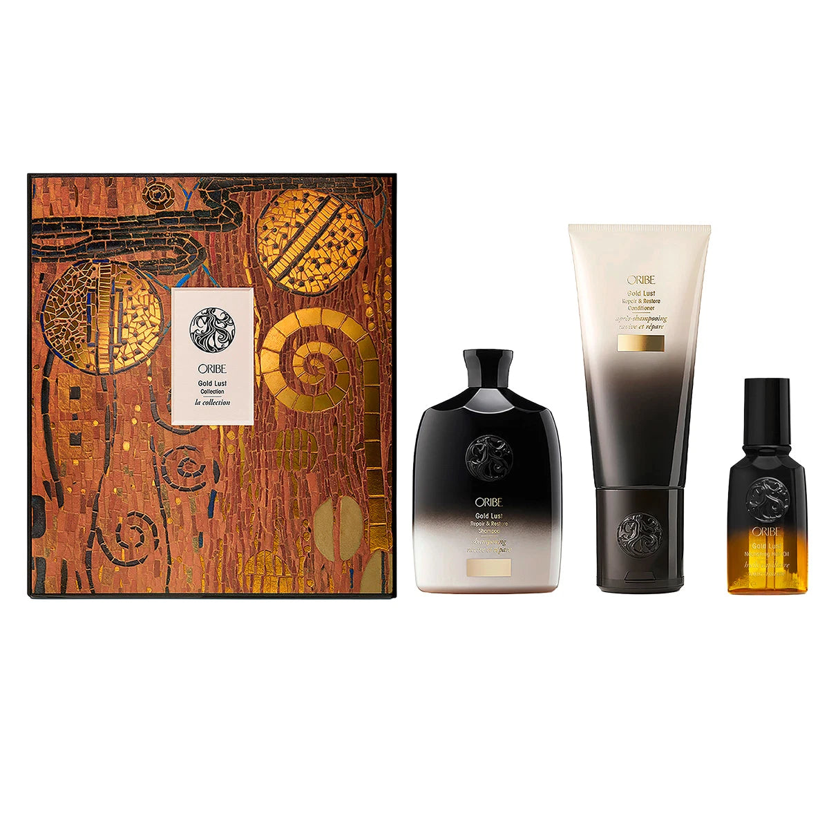 Oribe Cofre Gold Lust Collection 26 | Champú, acondicionador y aceite