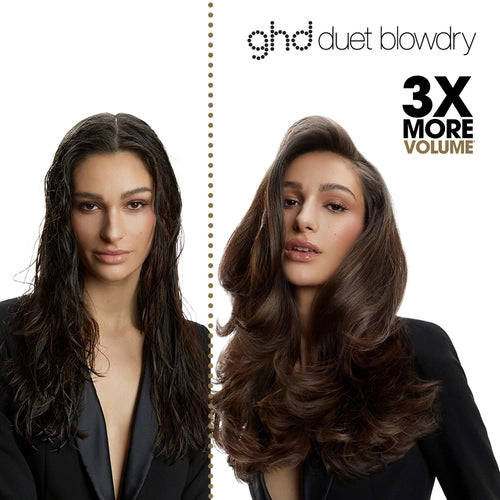 GHD Duet Blowdry Cepillo Secador 2 en 1 Blanco - Tecnología Heat-Air Xchange