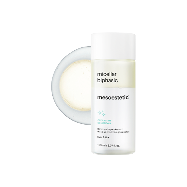 Mesoestetic Micellar Biphasic 150ml | Desmaquillante Bifásico Ojos y Labios