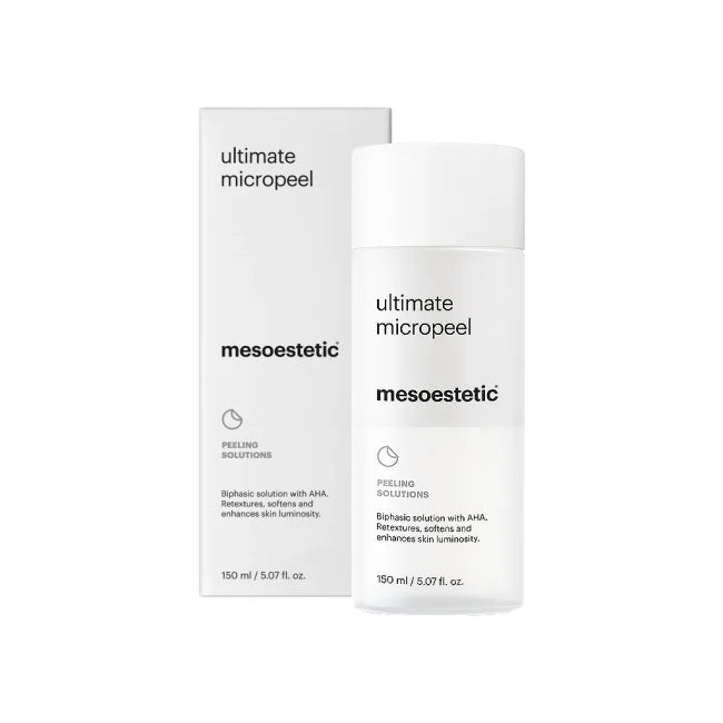 Mesoestetic Ultimate Micropeel 150ml | Solución Exfoliante Facial Profesional
