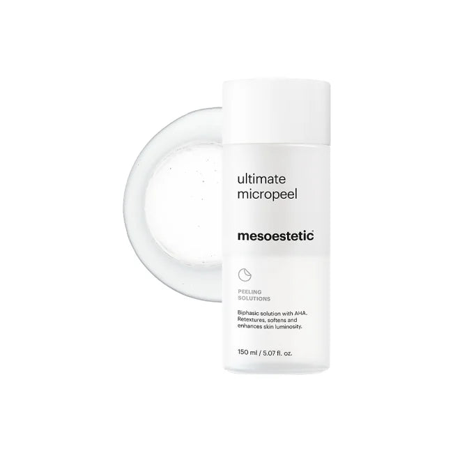 Mesoestetic Ultimate Micropeel 150ml | Solución Exfoliante Facial Profesional