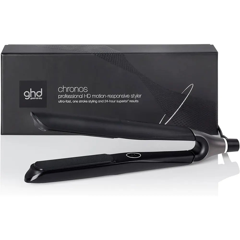 Plancha GHD Chronos Negra Profesional - Tecnología HD Motion-Responsive