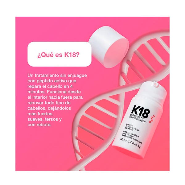 K18 Molecular Repair
Mascarilla reparadora 15ml