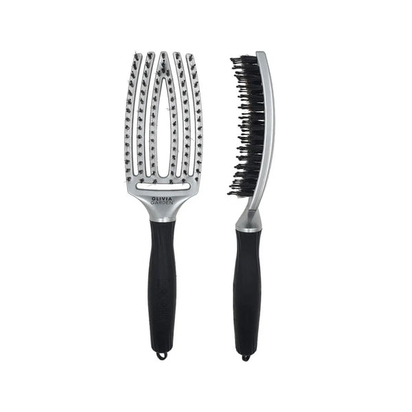 Olivia Garden Fingerbrush Silver Trinity