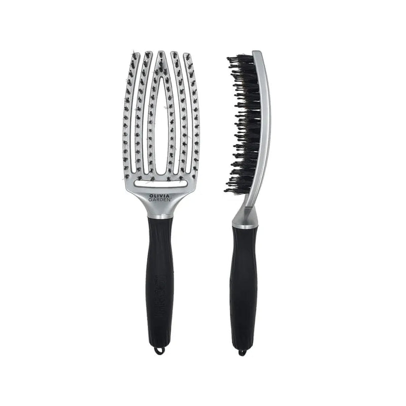 Olivia Garden Fingerbrush Silver Trinity