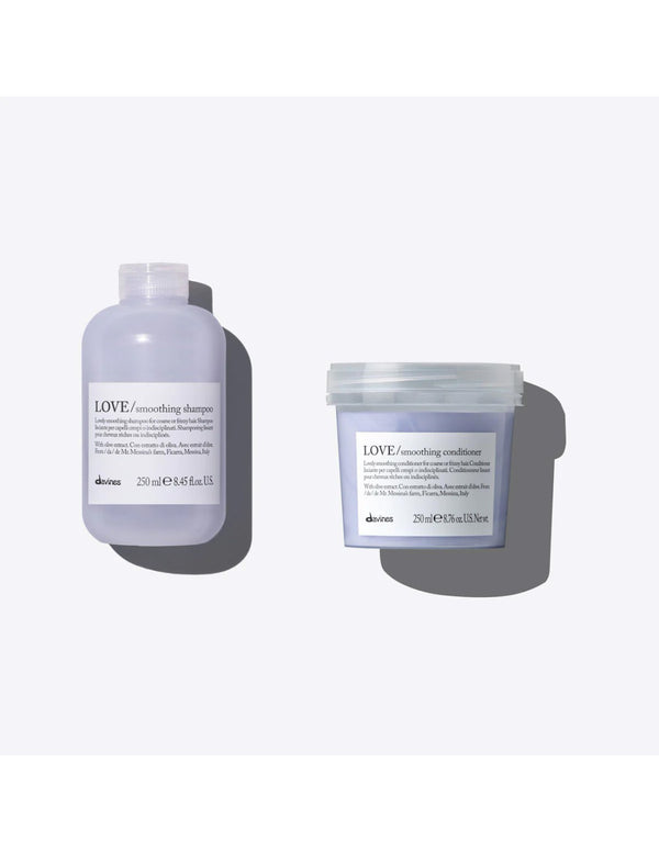 Davines LOVE SMOOTHING  champú + acondicionador 250ml