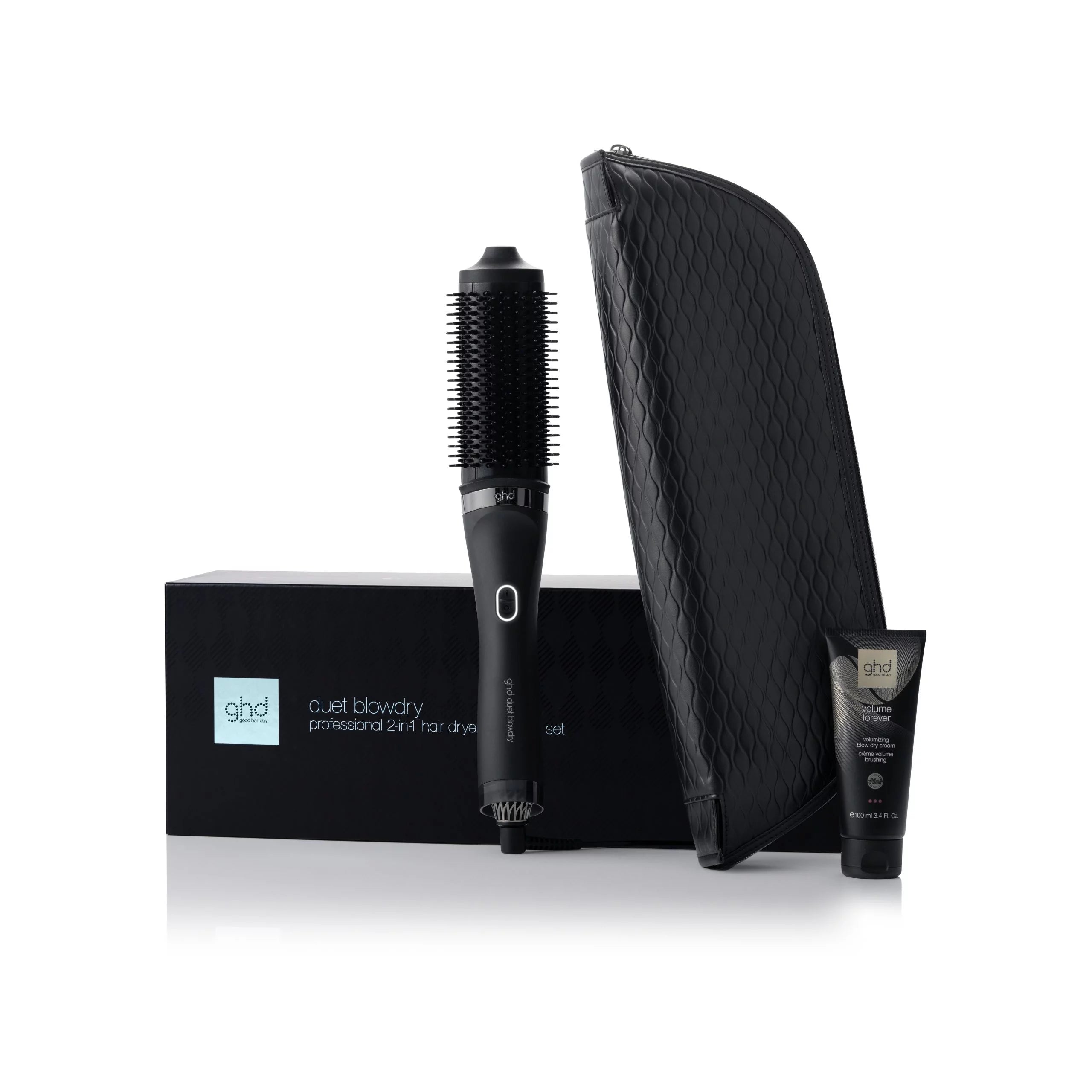 GHD Cepillo secador 2 en 1 Duet Blowdry gift set iced luxe
