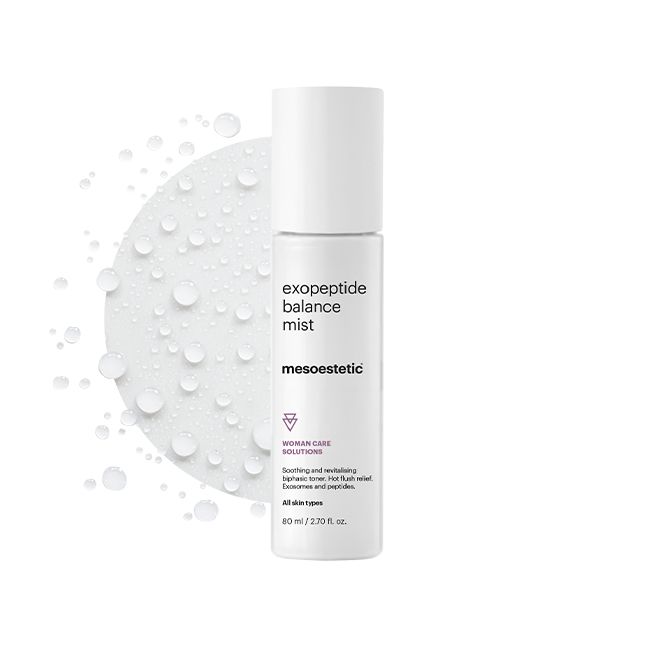 Mesoestetic Exopeptide Balance Mist 80ml | Tónico Bifásico Antisofocos Menopausia