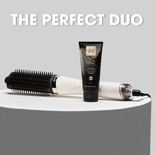 GHD Duet Blowdry Cepillo Secador 2 en 1 Blanco - Tecnología Heat-Air Xchange
