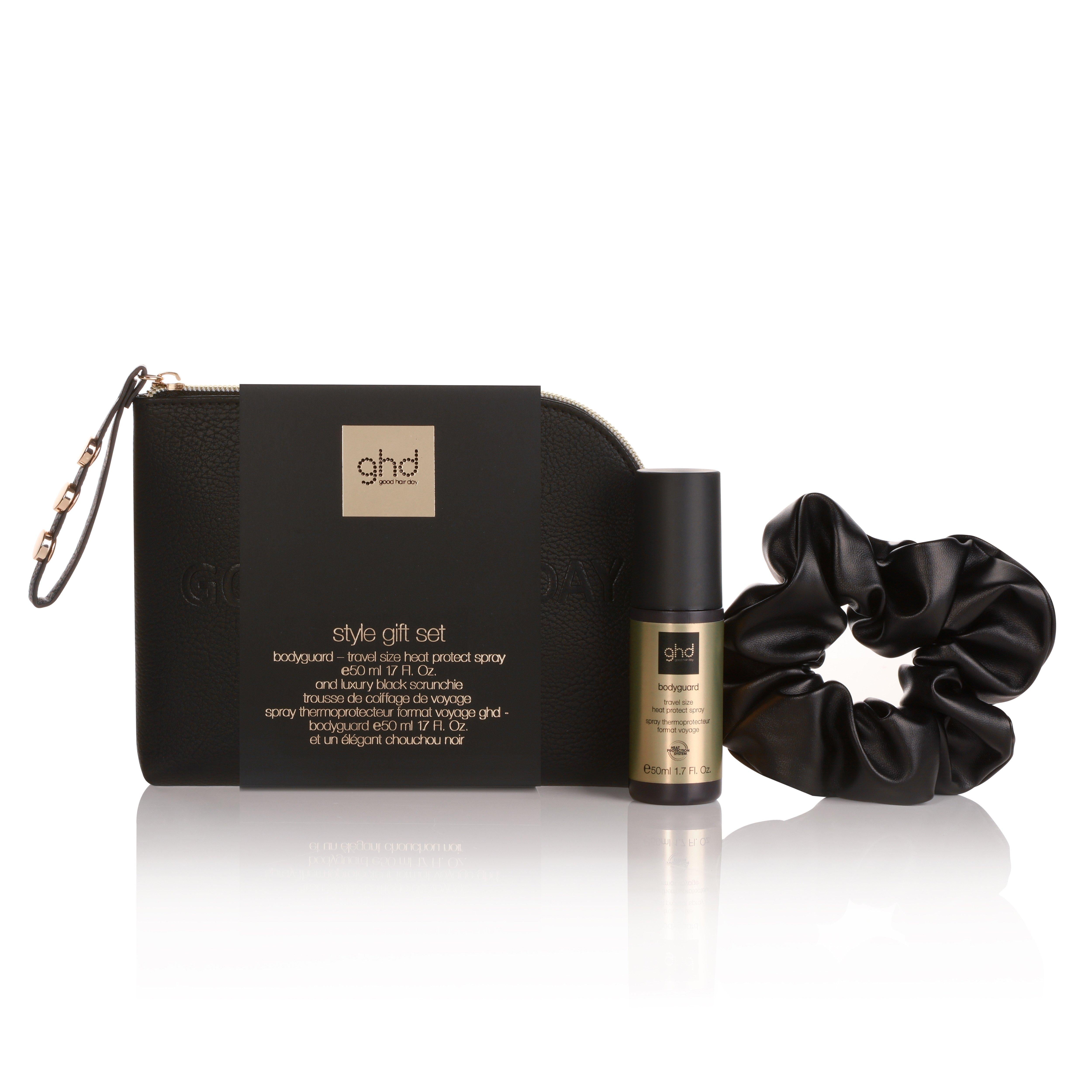 Style gift set GHD scrunchie + bodygurard 50ml + neceser