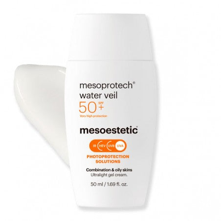 Mesoprotech Water Veil SPF50+ | Protector Solar Transparente Mesoestetic