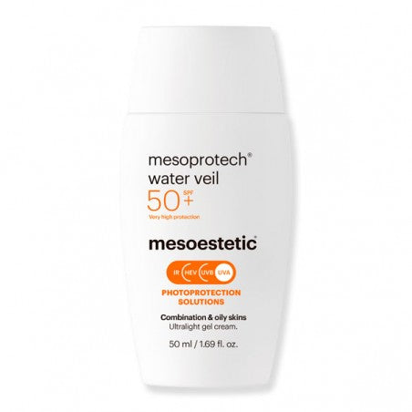 Mesoprotech Water Veil SPF50+ | Protector Solar Transparente Mesoestetic