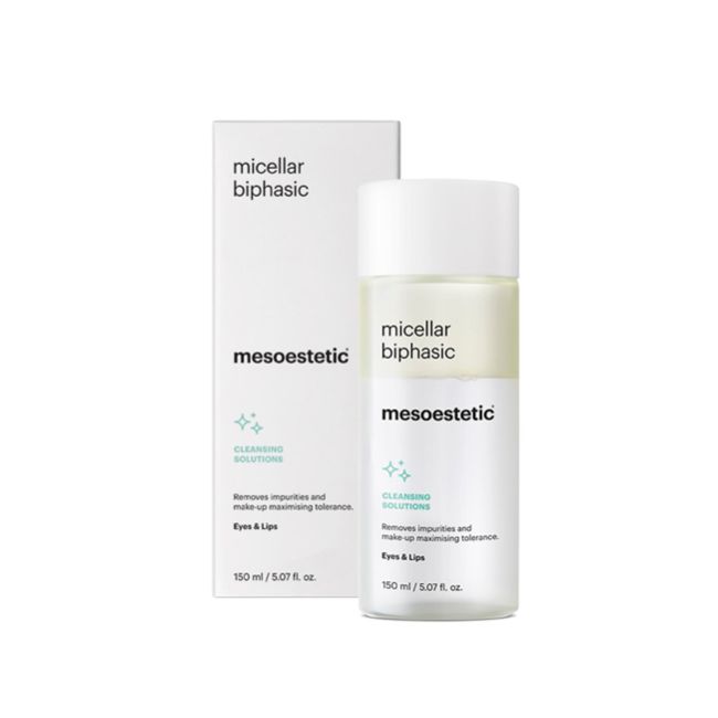 Mesoestetic Micellar Biphasic 150ml | Desmaquillante Bifásico Ojos y Labios