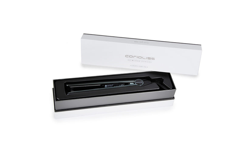 Corioliss plancha de pelo C1 Black Soft Touch Chrome