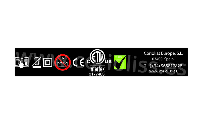 Corioliss Plancha de pelo C3 Negro Soft Touch Chrome