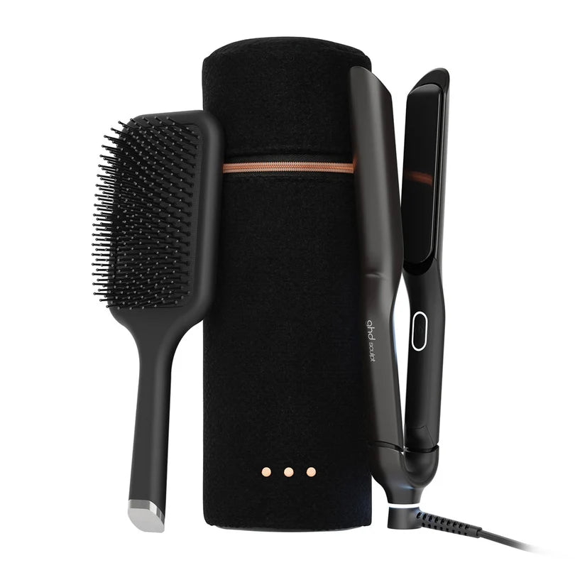 Plancha de pelo ghd sculpt gift set negro