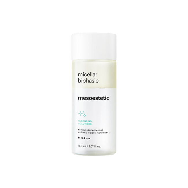 Mesoestetic Micellar Biphasic 150ml | Desmaquillante Bifásico Ojos y Labios