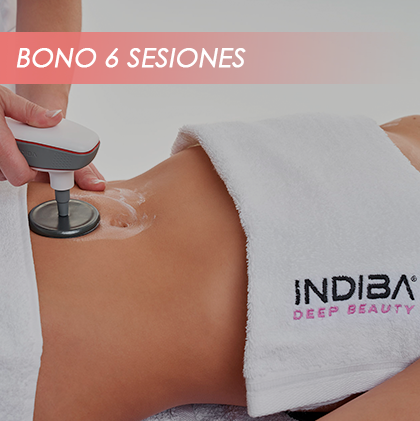 Bono Indiba facial y/o corporal 6 sesiones de 60 min cada una.