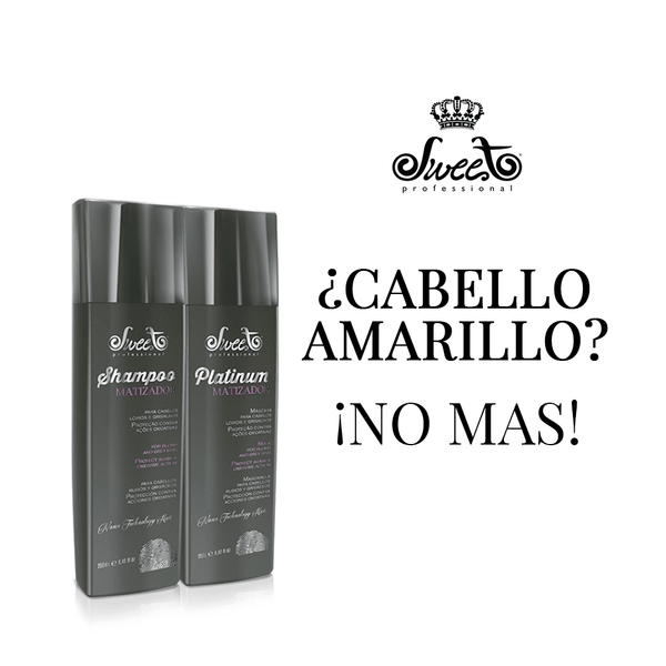 Sweet- Champú y Mascarilla Matizadora de cabellos rubios y grisáceos - Noelia Jiménez Shop